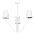 Hanglamp met vaste pendel VICTORIA 3xE27/60W/230V wit