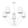 Hanglamp met vaste pendel VICTORIA 5xE27/60W/230V wit