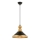 Hanglamp MONZA 1xE27/40W/230V, 30 cm zwart/goud