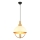 Hanglamp MONZA 1xE27/40W/230V diameter 30 cm crème/goud