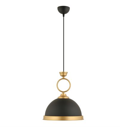Hanglamp MONZA 1xE27/40W/230V diameter 30 cm zwart/brons