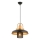 Hanglamp MONZA 1xE27/40W/230V met een diameter van 32 cm zwart/goud