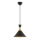 Hanglamp MONZA 1xE27/40W/230V Ø 25 cm zwart/goud