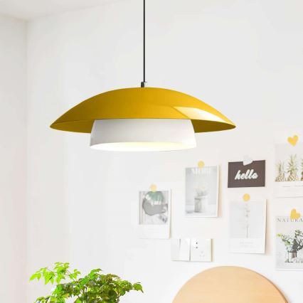 Hanglamp MOONLIGH 1xE27/40W/230V geel