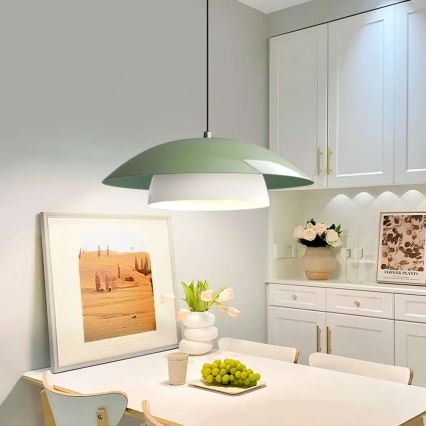 Hanglamp MOONLIGH 1xE27/40W/230V groen