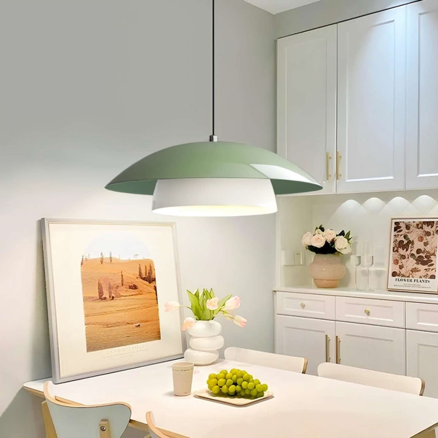 Hanglamp MOONLIGH 1xE27/40W/230V groen