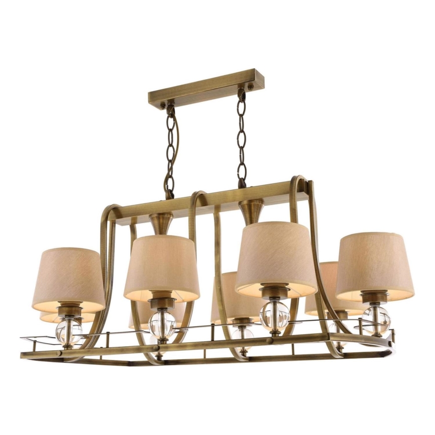 Hanglamp NARA 6xE27/40W/230V messing