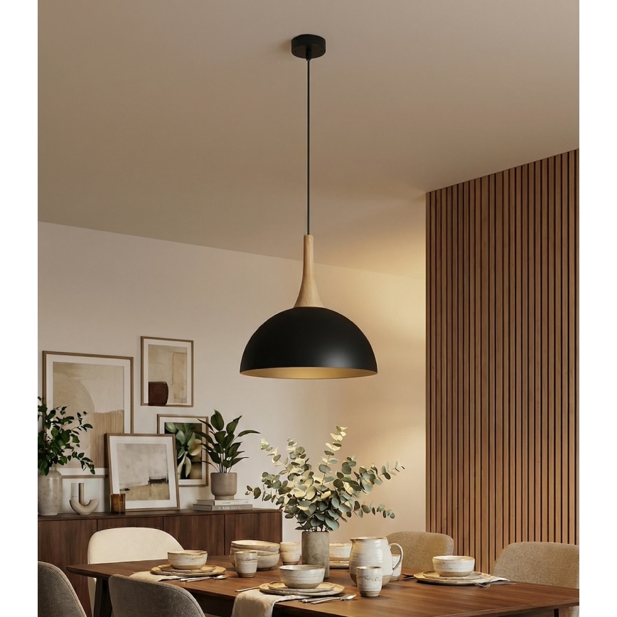 Hanglamp NAUTICA met kabel 1xGX53/12W/230V zwart