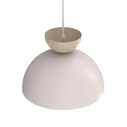 Hanglamp NEVIS aan kabel 1xE27/15W/230V Ø 29 cm crème