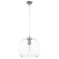 Hanglamp NOEV 1xE27/60W/230V glanzend chroom