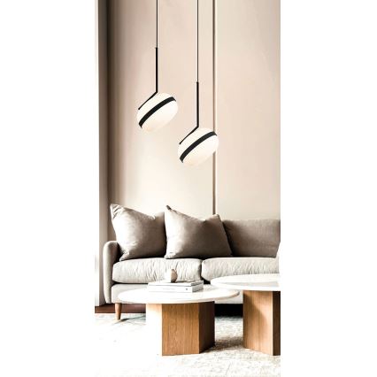 Hanglamp PALMA aan snoer 1xE27/40W/230V, zwart