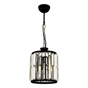 Hanglamp PUNE 1xE27/40W/230V zwart