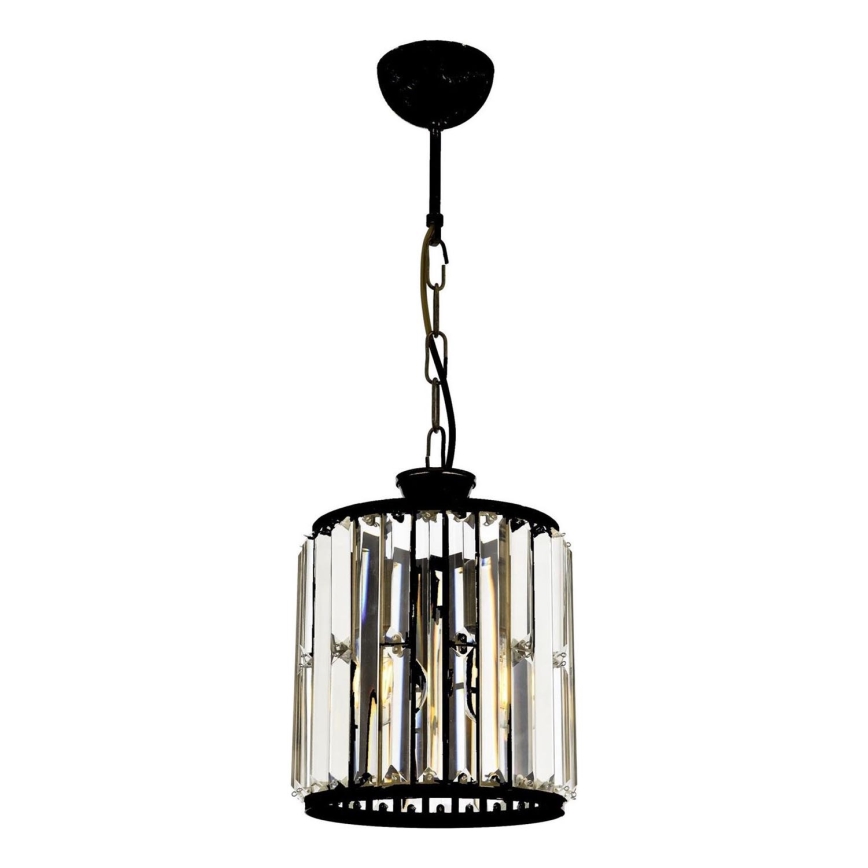 Hanglamp PUNE 1xE27/40W/230V zwart