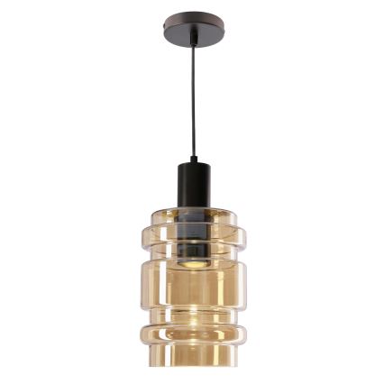 Hanglamp RADON 1xE27/40W/230V rook beige
