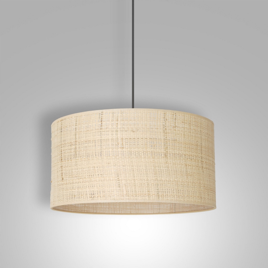 Hanglamp aan kabel RATTAN 1xE27/60W/230V Ø 40 cm rotan