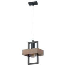 Hanglamp ROBIN 1xE27/60W/230V hout