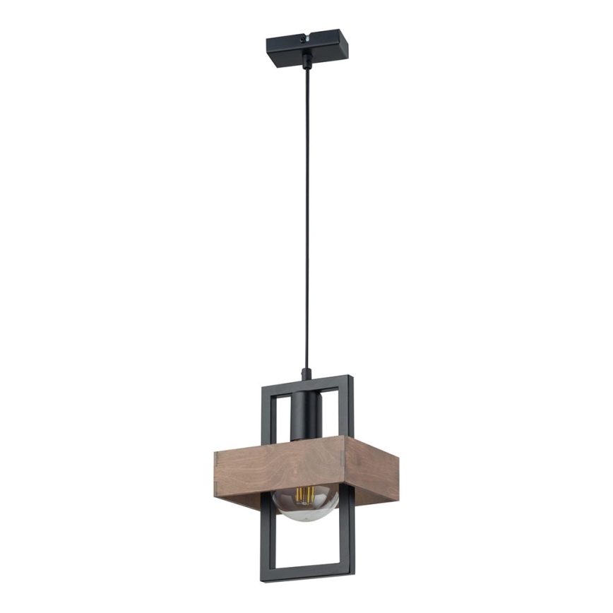 Hanglamp ROBIN 1xE27/60W/230V hout