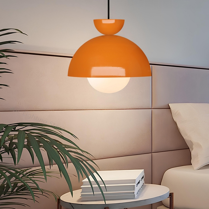 Hanglamp SALVA 1xE27/15W/230V oranje