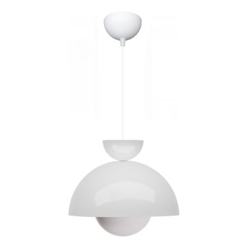 Hanglamp SALVA 1xE27/15W/230V wit