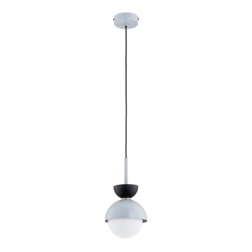 Hanglamp SATORI met snoer 1xE27/15W/230V grijs/zwart