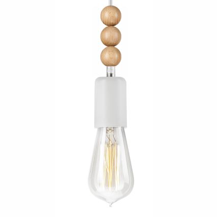 Hanglamp aan kabel SIMON 1xE27/60W/230V beuken