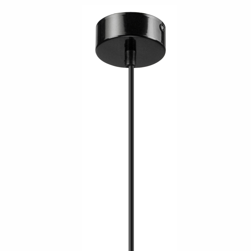 Hanglamp aan kabel SIMON 1xE27/60W/230V zwart/beuk