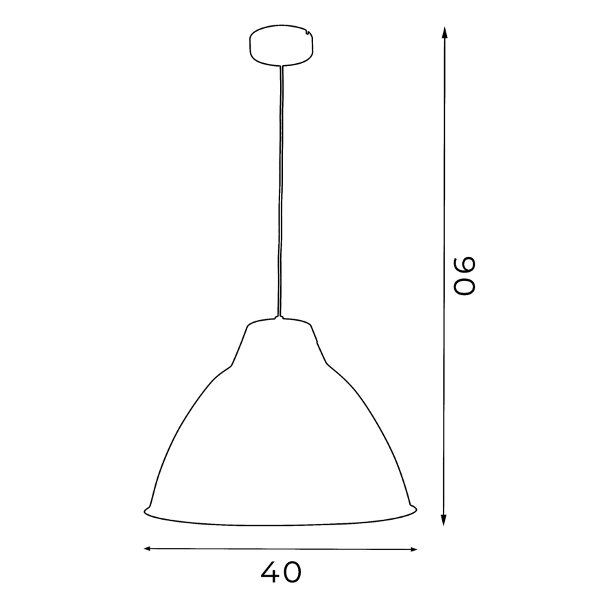 Hanglamp SKAL 1xE27/60W/230V