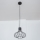 Hanglamp SOLANO aan kabel 1xE27/15W/230V zwart/glanzend chroom