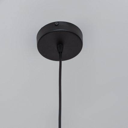 Hanglamp SOLANO aan kabel 1xE27/15W/230V zwart/glanzend chroom