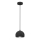Hanglamp SOOL met kabel 1xE27/15W/230V, diam. 15 cm, zwart