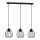 Hanglamp STAR 3xE27/60W/230V zwart
