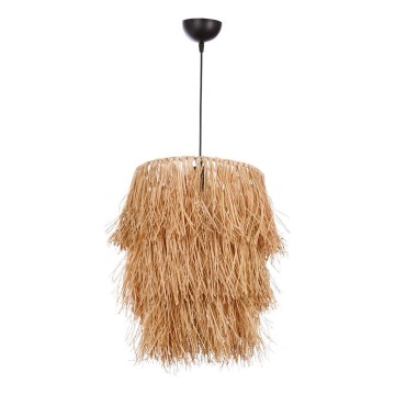 Hanglamp TASSEL 1xE27/40W/230V rafia
