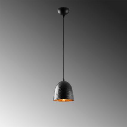Hanglamp TATTOO 1xE27/40W/230V Ø 16 cm zwart