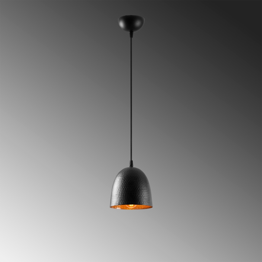 Hanglamp TATTOO 1xE27/40W/230V Ø 16 cm zwart