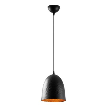 Hanglamp TATTOO 1xE27/40W/230V Ø 20 cm zwart