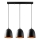 Hanglamp TATTOO 3xE27/40W/230V zwart