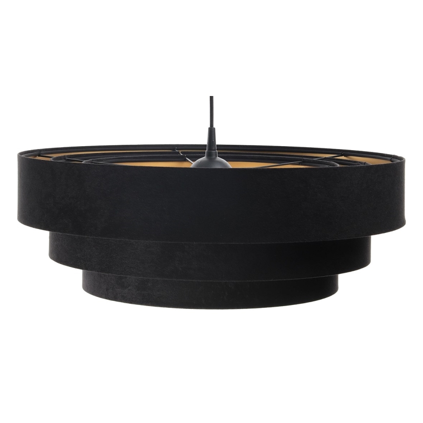 Hanglamp aan kabel TRINITI 1xE27/60W/230V zwart/goud