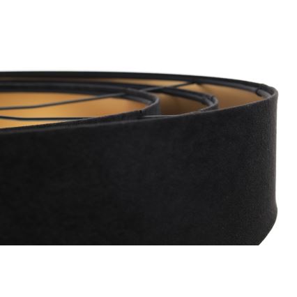 Hanglamp aan kabel TRINITI 1xE27/60W/230V zwart/goud