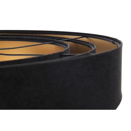 Hanglamp aan kabel TRINITI 1xE27/60W/230V zwart/goud
