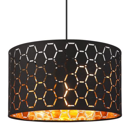 Hanglamp ULLE aan snoer 1xE27/15W/230V zwart