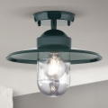 Hanglamp voor buiten EDWARD 1xE27/60W/230V IP44 groen