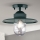 Hanglamp voor buiten EDWARD 1xE27/60W/230V IP44 groen