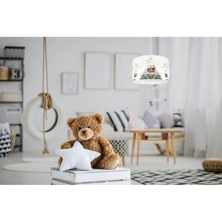 Hanglamp voor kinderen BEARS 1xE27/60W/230V
