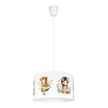 Hanglamp voor kinderen FAIRIES 1xE27/60W/230V