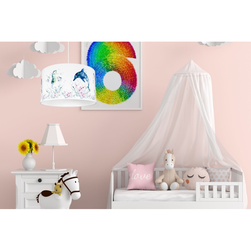 Hanglamp voor kinderen OCEAN 1xE27/60W/230V
