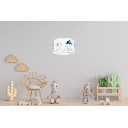 Hanglamp voor kinderen OCEAN 1xE27/60W/230V