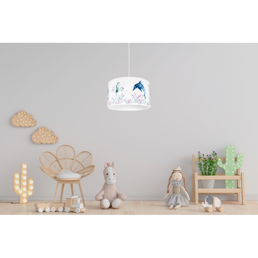 Hanglamp voor kinderen OCEAN 1xE27/60W/230V