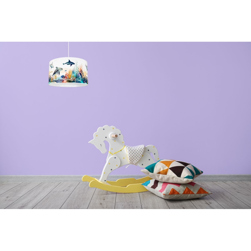 Hanglamp voor kinderen OCEAN 1xE27/60W/230V