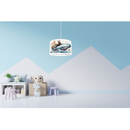 Hanglamp voor kinderen OCEAN 1xE27/60W/230V