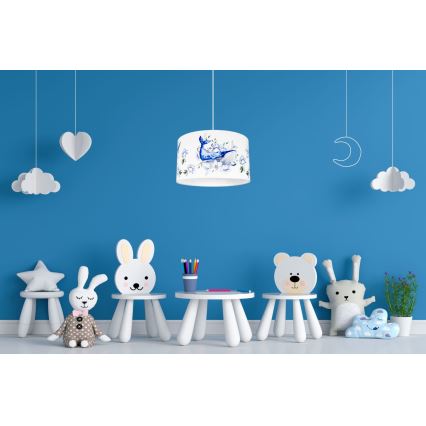 Hanglamp voor kinderen OCEAN 1xE27/60W/230V